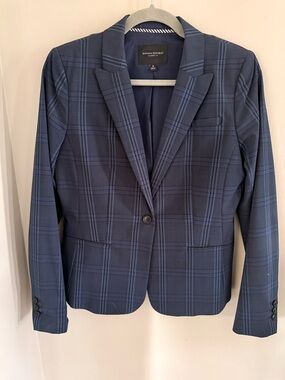 Banana Republic Navy Classic Fit Jacket